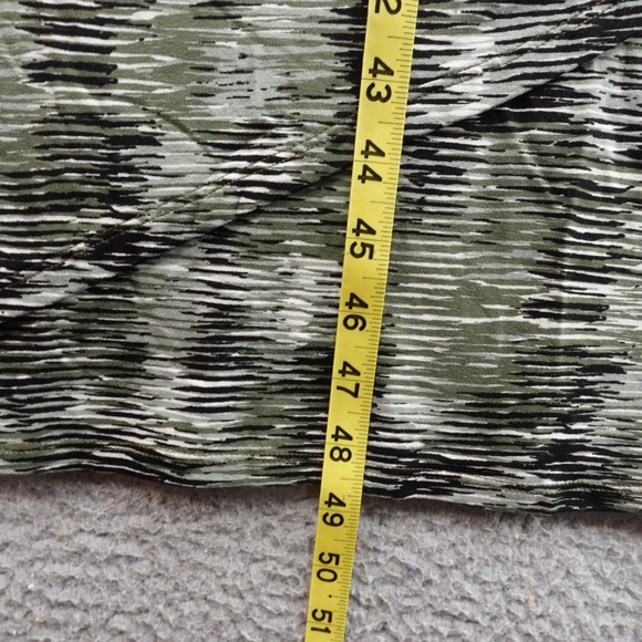 Catherines Curvy Collection Dress 3X 26/28W Green Black Animal Print Women NWT - Picture 12 of 15